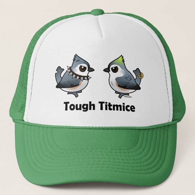Tough Titmice Truckerkappe (Vorderseite)