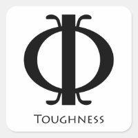 Toughness ( Wawa Aba ) Adinkra Symbol Sticker