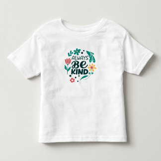 Toujours être gentil – T-Shirt bébé à motif floral