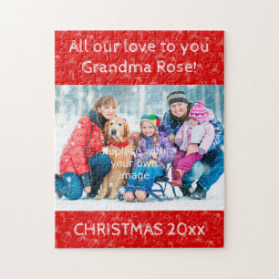 Toujours Noël Photo Puzzle pour grand-mère