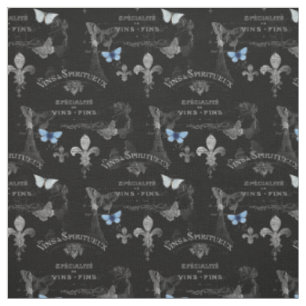 Toujours Paris Schmetterlings-Collagen-Gewebe Stoff