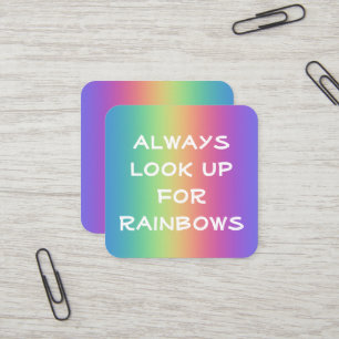 Toujours rechercher les cartes Carré Rainbows