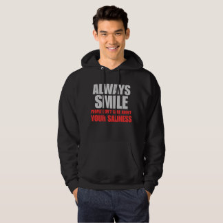 Toujours sourire sweat à capuche | Style streetwea