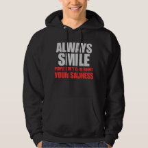 Toujours sourire sweat à capuche | Style streetwea