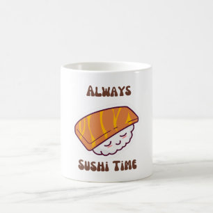 Toujours Sushi Time kawaii Sushi Coffee Mug