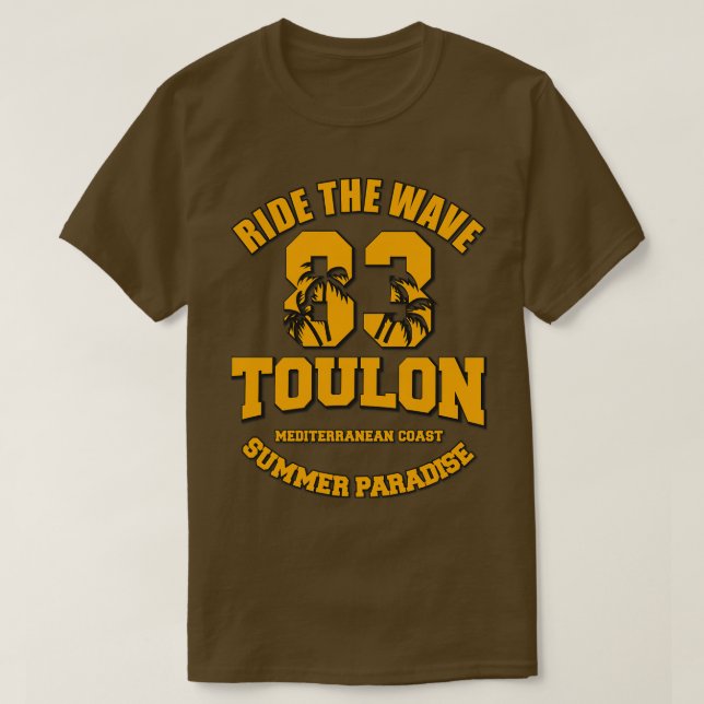 Toulon Côte d'Azur T-Shirt (Design vorne)
