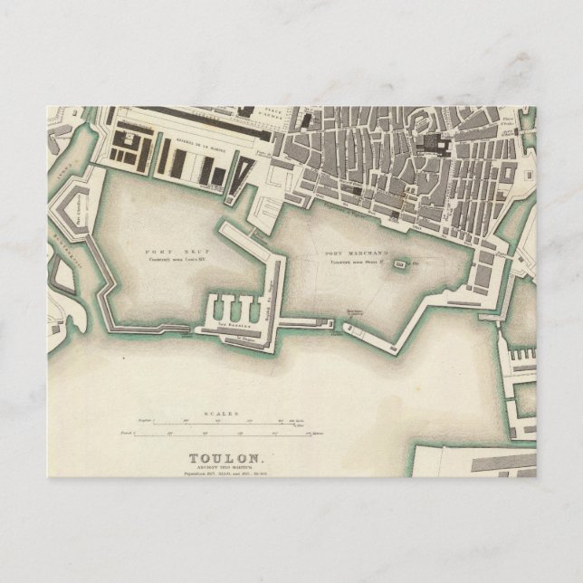 Toulon Postkarte (Vorderseite)