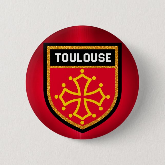 Toulouse Flag Button (Vorderseite)