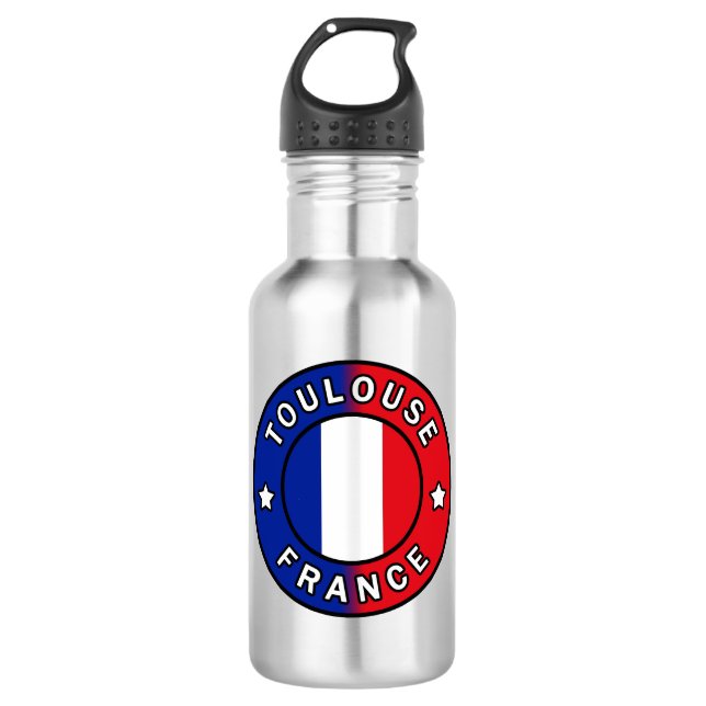Toulouse Frankreich Edelstahlflasche (Vorderseite)