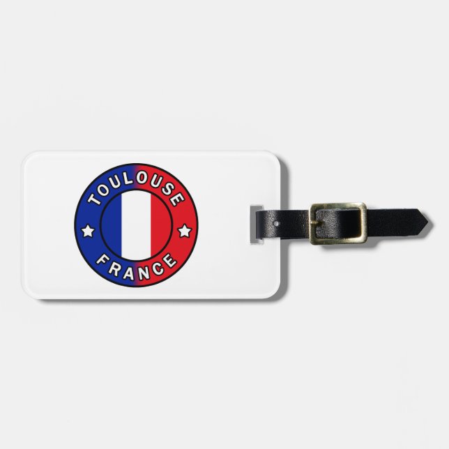 Toulouse Frankreich Gepäckanhänger (Vorderseite horizontal)