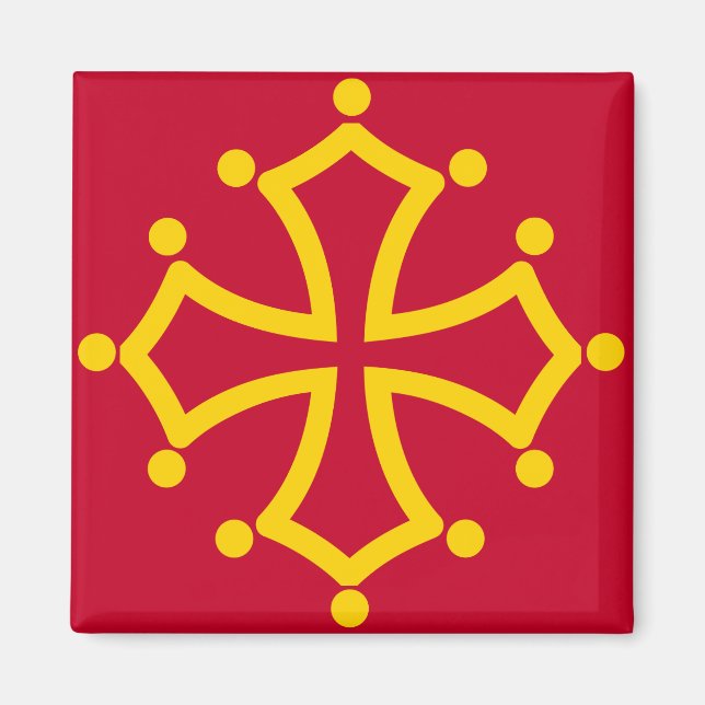 Toulouse Frankreich Magnet (Vorne)