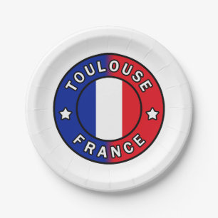 Toulouse Frankreich Pappteller