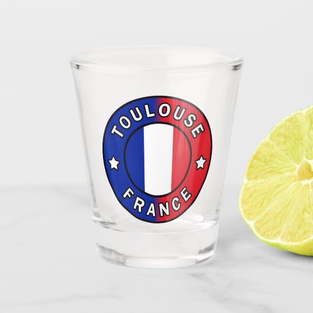Toulouse Frankreich Schnapsglas (Vorderseite)