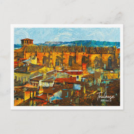 Toulouse Frankreich Schönes Öl Paint Landschaft Postkarte
