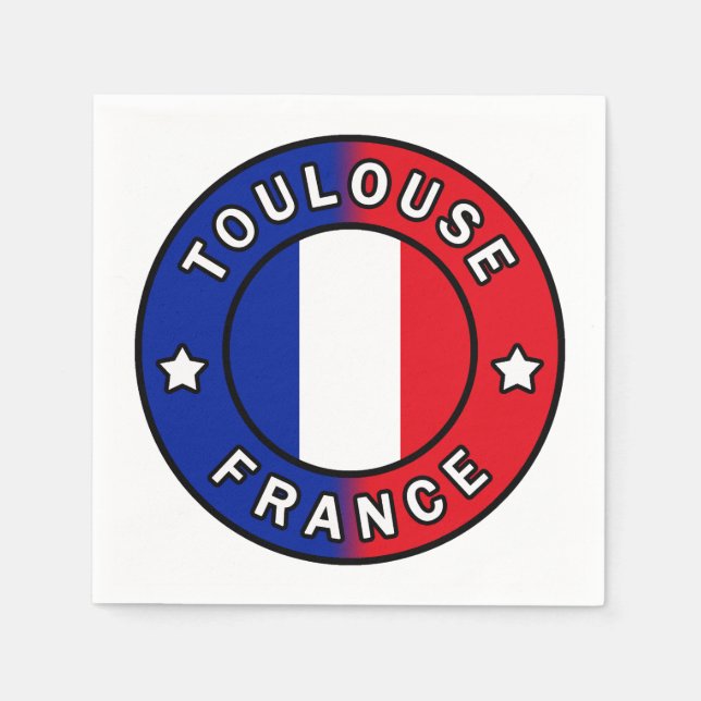 Toulouse Frankreich Serviette (Vorderseite)