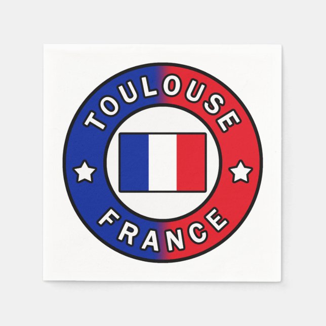 Toulouse Frankreich Serviette (Vorderseite)
