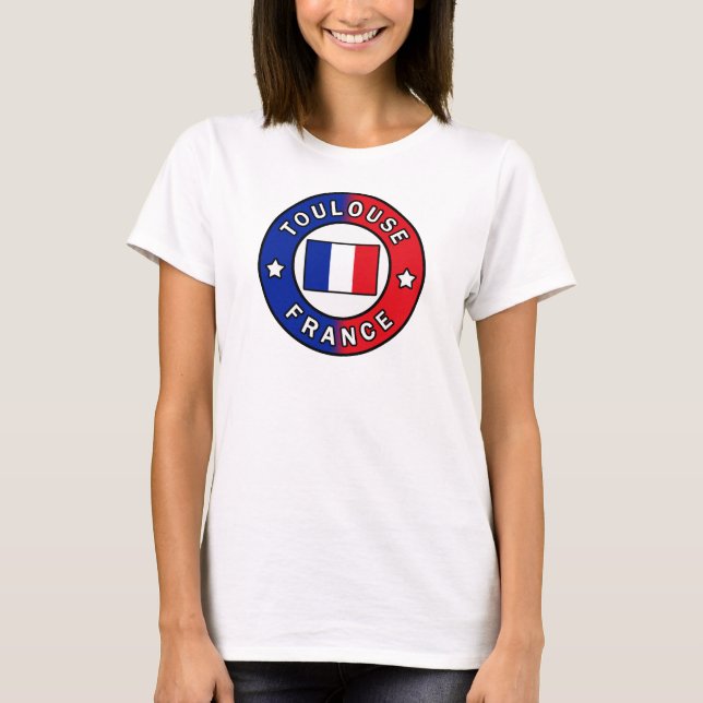 Toulouse Frankreich T-Shirt (Vorderseite)