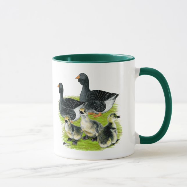 Toulouse-Gans-Familie Tasse (Rechts)