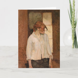 Toulouse-Lautrec - A Montrouge, Rosa La Rouge Karte