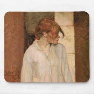 Toulouse-Lautrec - A Montrouge, Rosa La Rouge Mousepad