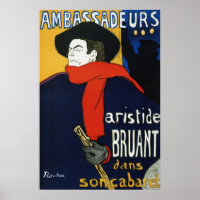Toulouse-Lautrec Ambassadeurs Aristide Bruant