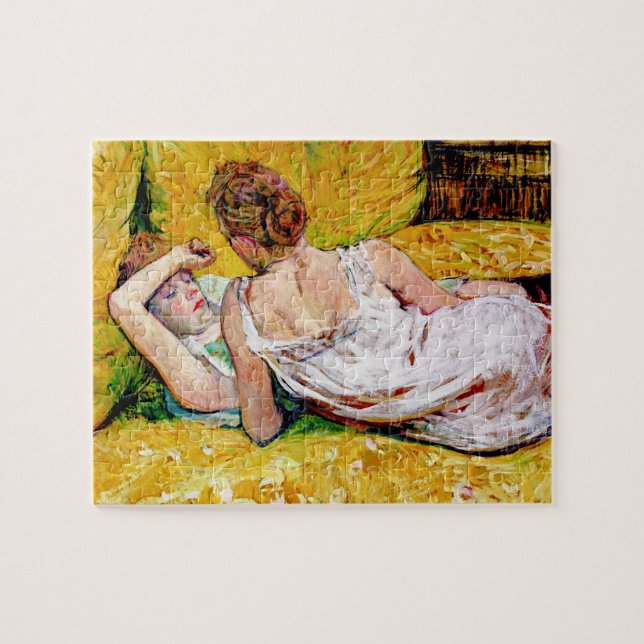 Toulouse-Lautrec Art Puzzle: Zwei Freunde (Horizontal)