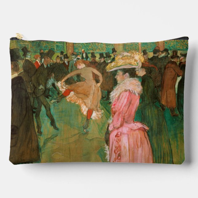 Toulouse-Lautrec - Auf dem Weg zum Tanz Zubehörtasche (Vorderseite)