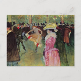 Toulouse-Lautrec, Auf der Strecke, der Tanz Postkarte