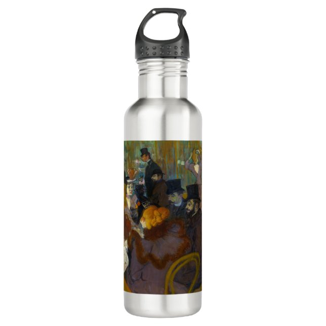 Toulouse-Lautrec - Auf der Strecke Edelstahlflasche (Vorderseite)