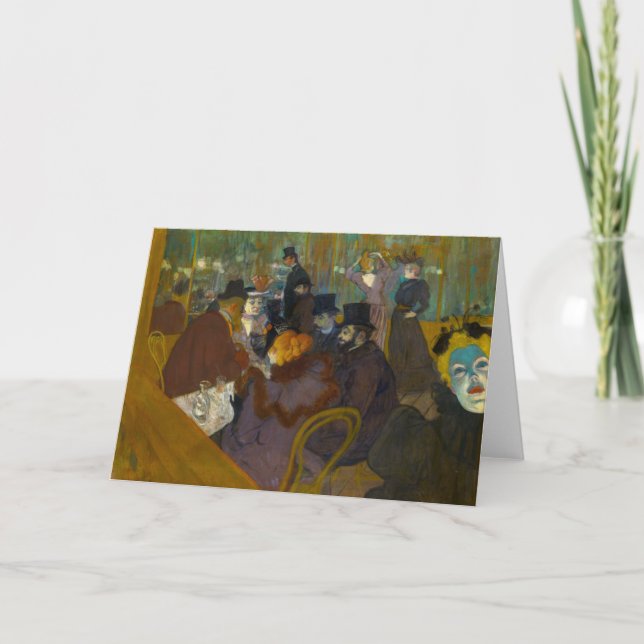 Toulouse-Lautrec - Auf der Strecke Karte (Vorderseite)