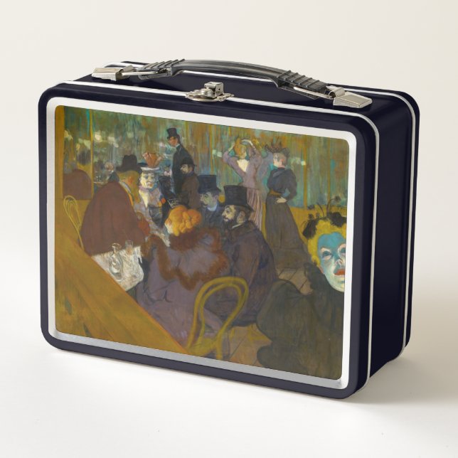 Toulouse-Lautrec - Auf der Strecke Metall Brotdose (Vorderseite)