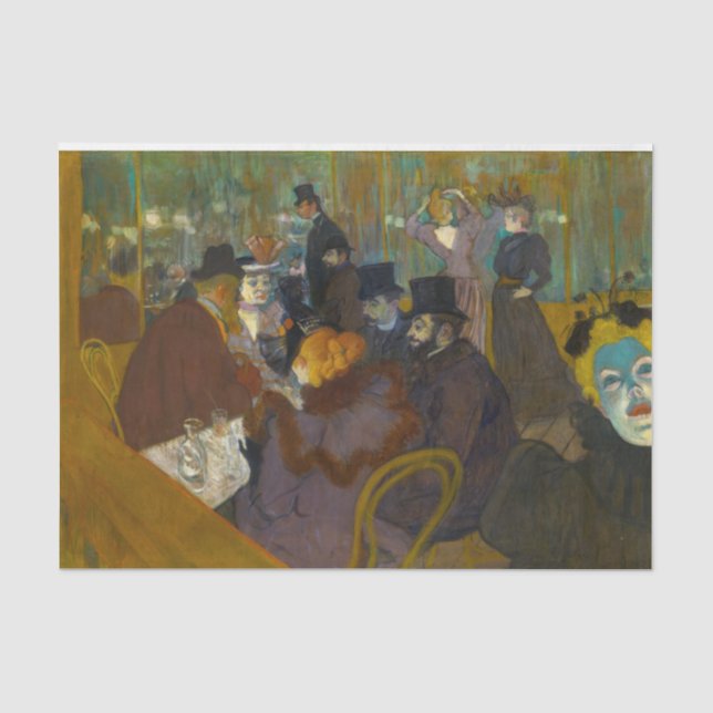 Toulouse-Lautrec - Auf der Strecke Seidenpapier (Vorderseite)