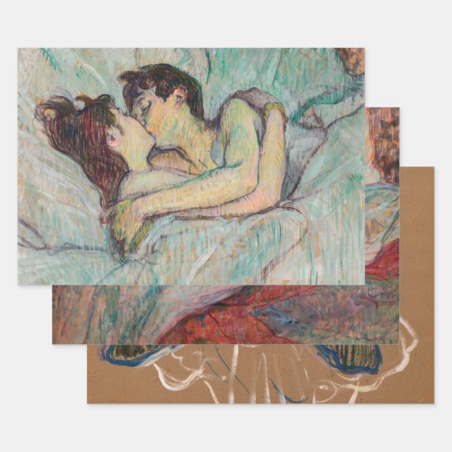 Toulouse-Lautrec - Auswahl der Meisterwerke Geschenkpapier Set (Set)