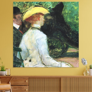 Toulouse-Lautrec - Boise de Boulogne Leinwanddruck