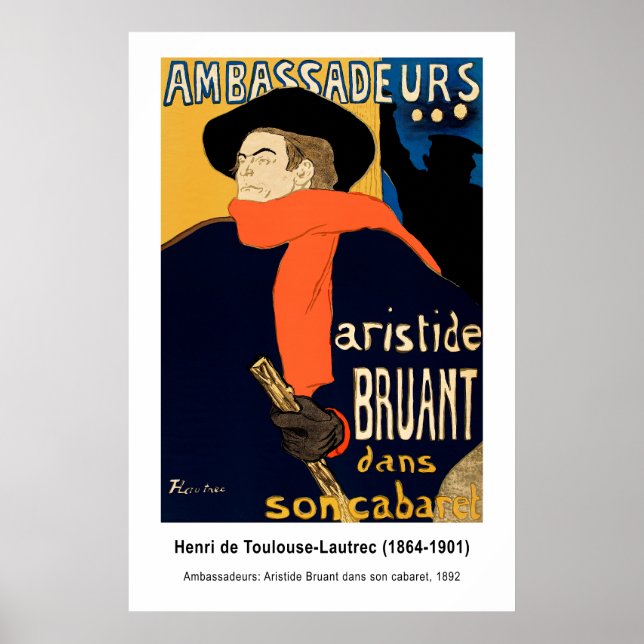 Toulouse-Lautrec | Cabaret Iconique | Poster de la (Devant)