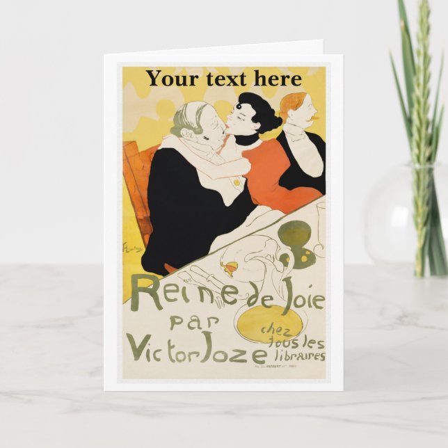 Toulouse-Lautrec Carte de remerciements (Devant)