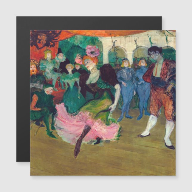 Toulouse-Lautrec - Carte magnétique Boléro (Devant / Derrière)
