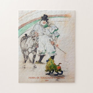 Toulouse-Lautrec, Circus Clown, Pferd und Affe