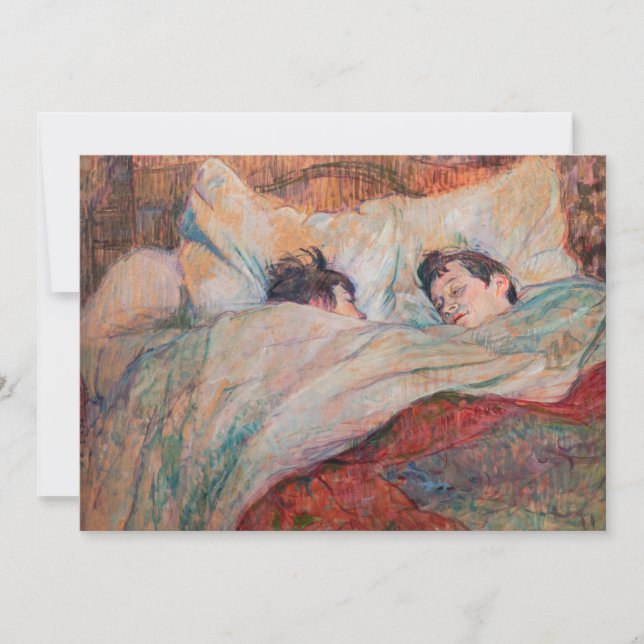 Toulouse-Lautrec - Das Bett Einladung (Vorderseite)