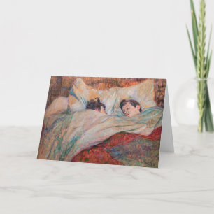 Toulouse-Lautrec - Das Bett Karte