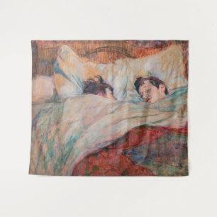 Toulouse-Lautrec - Das Bett Wandteppich