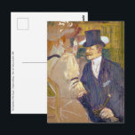 Toulouse-Lautrec - Der Engländer im Rouge Postkarte<br><div class="desc">Der Engländer im Rouge / L'Anglais au Rouge - Henri de Toulouse-Lautrec im Jahr 1892</div>