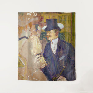 Toulouse-Lautrec - Der Engländer in der Rouge Wandteppich