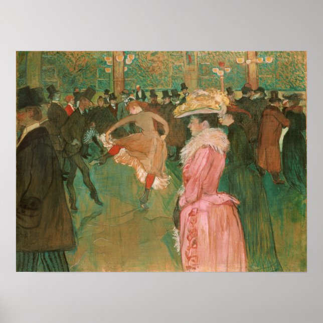 Toulouse-Lautrec - Der Tanz Poster (Vorne)