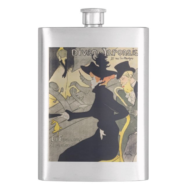 Toulouse-Lautrec - Divan Japonais Flachmann (Vorderseite)