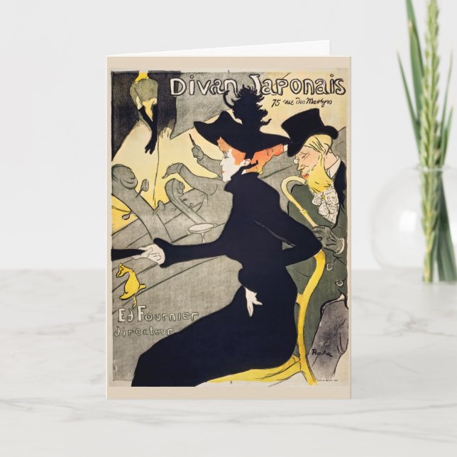 Toulouse-Lautrec - Divan Japonais Karte (Vorderseite)