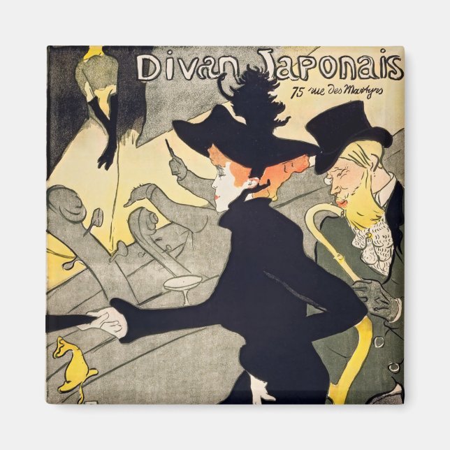Toulouse-Lautrec - Divan Japonais Magnet (Vorne)