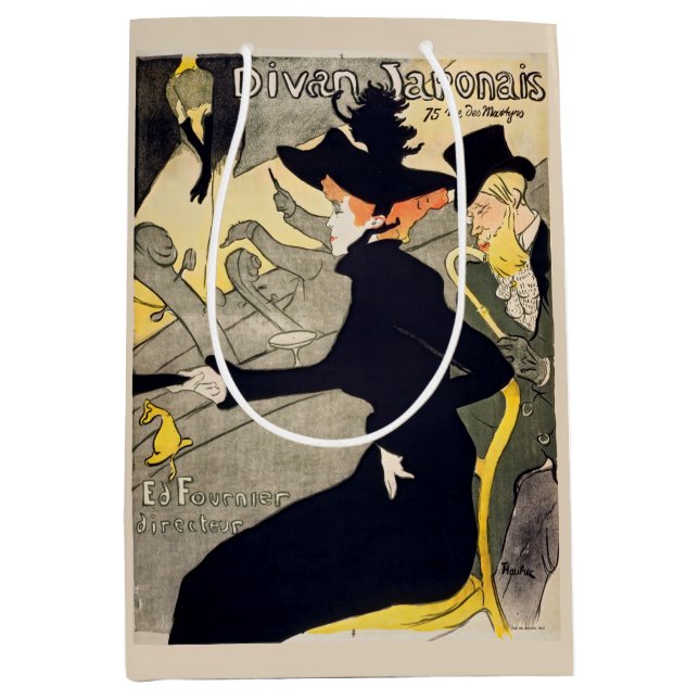 Toulouse-Lautrec - Divan Japonais Mittlere Geschenktüte (Vorderseite)