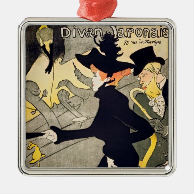 Toulouse-Lautrec - Divan Japonais Ornament Aus Metall (Vorne)