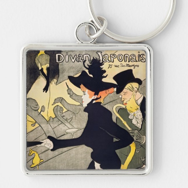 Toulouse-Lautrec - Divan Japonais Schlüsselanhänger (Vorne)